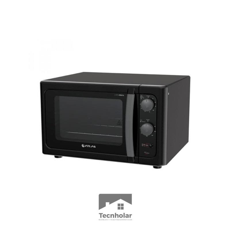 HORNO ELECTRICO ATLAS 44 LTS. NEGRO