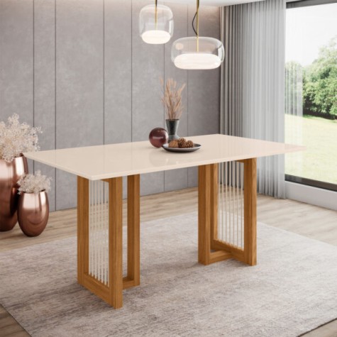 CONJUNTO COMEDOR YARA 6S NINA HENN NT/OW/MARR