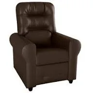 POLTRONA RECLINABLE MATRIX CLIO MX-24 CUERINA MARRON