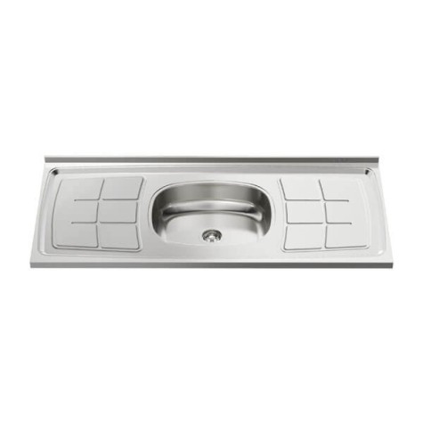 PILETA INOX 1200 C/ESP P/GRIFO 1 CUBA GHE