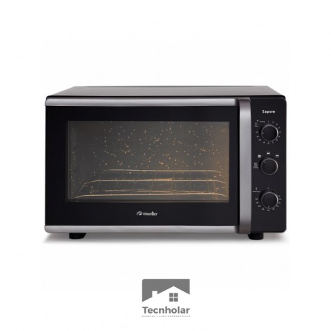 HORNO MUELLER SAPORE C/ LUZ 44 LTS.NEGRO