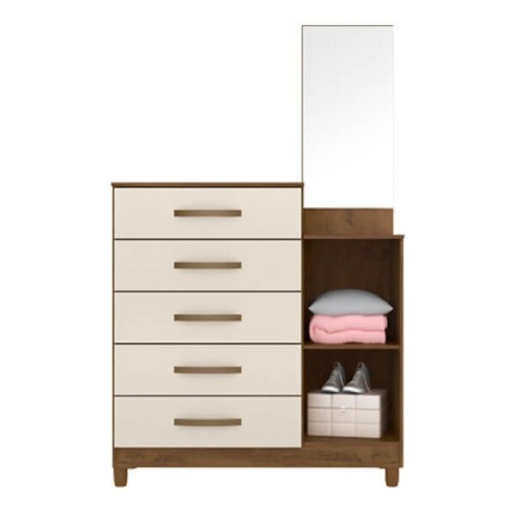 COMODA LISBOA MOVAL CASTAÑO WOOD|VAINILLA