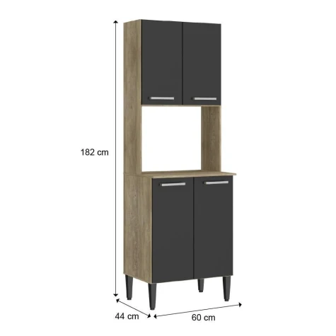 TORRE CARRARO P/HORNO 2783 ROBLE NEGRO