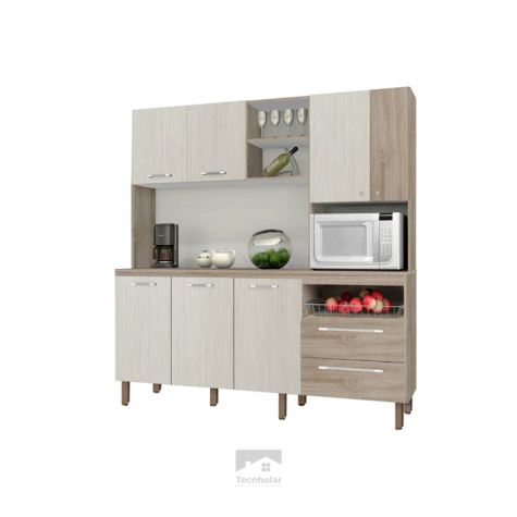 MUEBLE DE COCINA KIT PNA JADE C/TAMP NOG AR