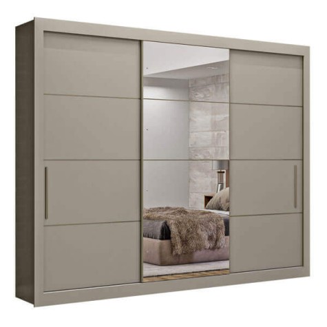 ROPERO 3P MADERO CORRED VIS TAUPE/OW