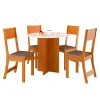 CONJUNTO COMEDOR  ALICE REDOND 4S 10085.1 IND FRE|OW