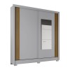 Thumbnail ROPERO 2P CORR C/ESP B93 HENN GRIS|NAT0