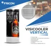 FRICON VISICOOLER VERT 569L 1/P-CIEGA P/CERV F/S 0° A -6°