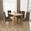 CONJUNTO COMEDOR SUECIA 6S 10119.1 IND FRE|OW|CAP