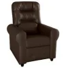 POLTRONA RECLINABLE MATRIX CLIO MX-24 CUERINA MARRON