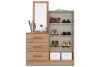 COMODA BRIZ B700 3 CAJONES 2PZ  CANELA