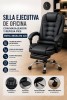 Thumbnail SILLA EJECUTIVA DE OFICINA C/REPOSA PIES EMPOLI NEGRO HESX01200