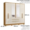 Thumbnail ROPERO MOVAL SAN FRANCISCO C/ESP FREIJO OFF WHITE0