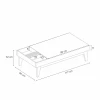 Thumbnail HB MESA CENTRO VITTA (5124) OFF WHITE-CINAMOMO0