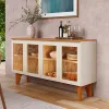 BUFFET KRYPTON C/LED 4P JA OW|NAT